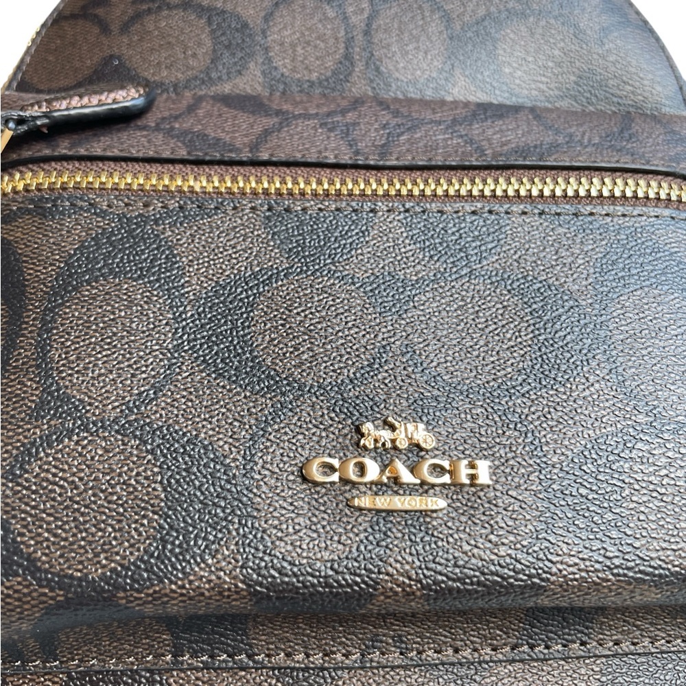 Coach Signature Mini Charlie Brown and Black Backpack (NWOT) - Picture 3 of 7